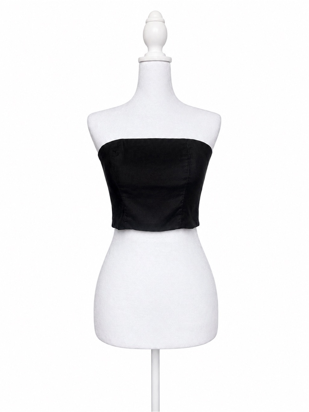 Babaton Tube Top Black Strapless Stretch Minimalist Chic Size Small